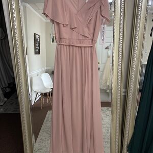 Dusty rose bridesmaid dress
